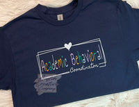 Teacher Job Title Shirt