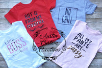 Custom Vinyl Shirt (child)