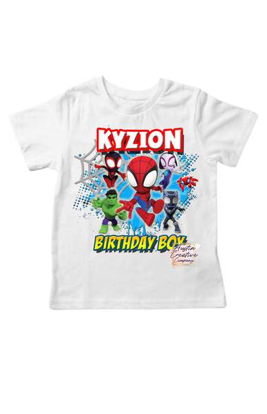 Spidey Birthday Shirt