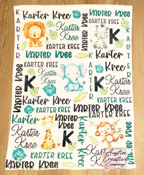Safari Baby Blanket