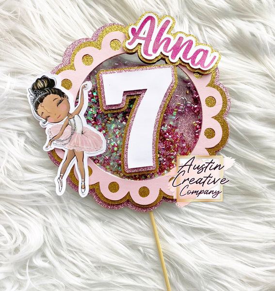 3D Shaker Cake Topper