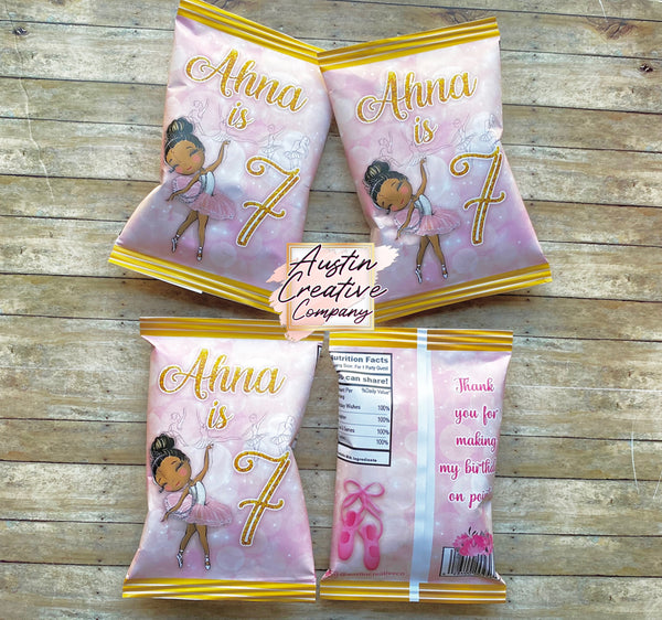 Ballerina Chip Bag Favors