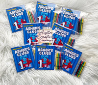 Coloring Book Favors
